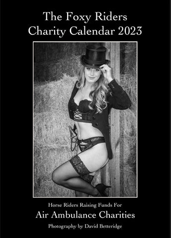 2023 Foxy Riders A3 Black and White Calendar